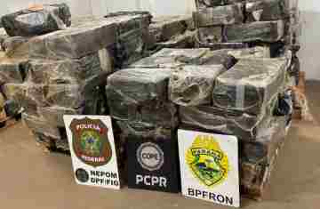 PMPR, PCPR e PF prendem três pessoas e apreendem quase 4 toneladas de maconha no Oeste